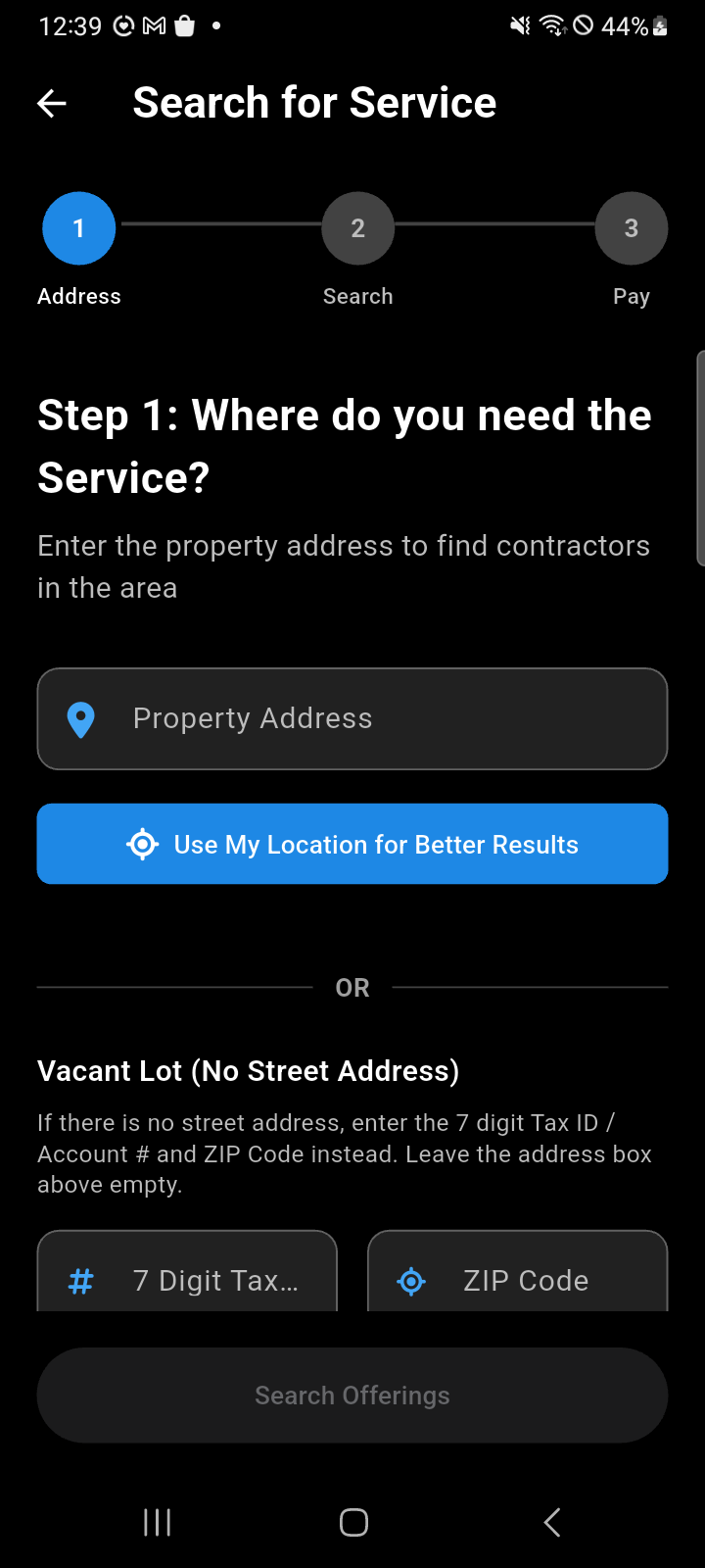 Home & Post App Screenshot